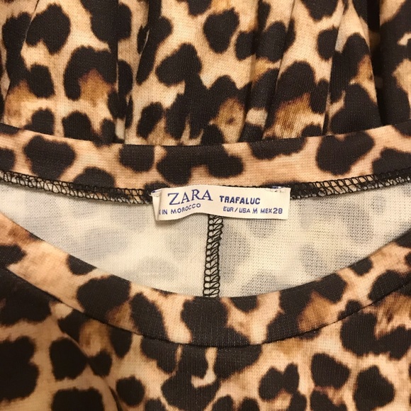 Zara Trafaluc Animal print Cheetah short Dress - Picture 2 of 4